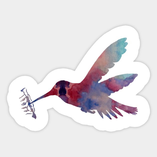 Hummingbird Sticker by BittenByErmines